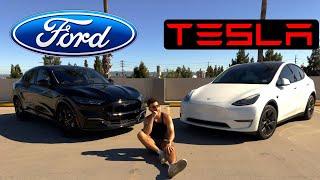 2024 Tesla Model Y vs. Mustang Mach-E  The Shocking Truth Exposed