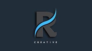 R professional logo design in mobile  logo design for YouTube channel