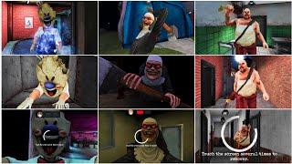 Three Different Jumpscares By Same Enemy  Mr Meat vs Evil Nun vs Rod