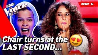 LAST SECOND Chair Turns from The Voice Kids Blind Auditions    Top 6