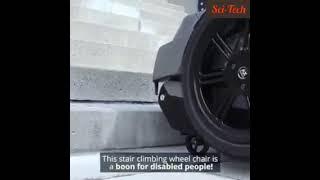 Futuristic Stair-Climbing wheelchair