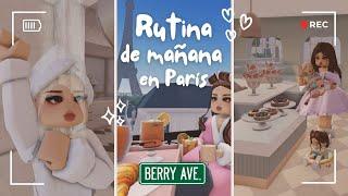 ¡MI RUTINA DE MAÑANA COMO MADRE SOLTERA DE GEMELAS EN PARÍS ️​  BERRY AVENUE ROBLOX