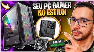 Gabinete TOPZERA Sua placa MAIS fria Fans ARGB Gamemax BRUFEN C1  @GamemaxBrasil ​