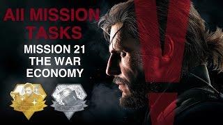 Metal Gear Solid V The Phantom Pain - All Mission Tasks Mission 21 - The War Economy