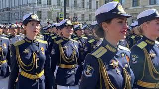 Russian Army Parade #female #soldiers  Victory Day 2024