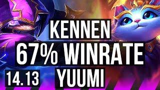 KENNEN & Caitlyn vs YUUMI & Nilah SUP  67% winrate 5214  VN Diamond  14.13