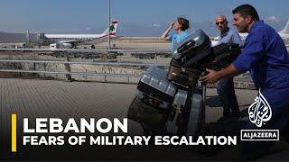 Risk of regional military escalation Thousands flock to Beirut Airport to flee country