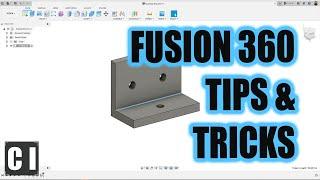 8 Must know Fusion 360 Tips & Tricks For Beginners - Shortcuts Commands & More