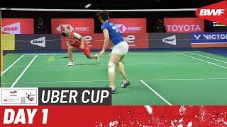 BWF Uber Cup Finals 2022  Indonesia vs. France  Group A