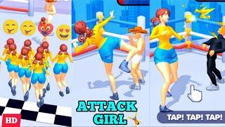 Girls Attack - Gameplay All Levels Android iOS Part #184