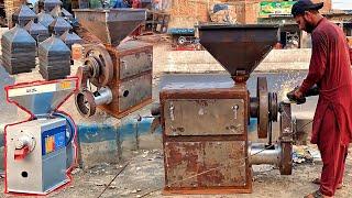 Handmade Manufacturing Process Of Mini Rice Mill Machine Manufacturing Of Rice Mill Machine