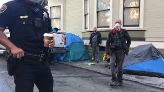 Homeless Encampment Sweeps During COVID-19