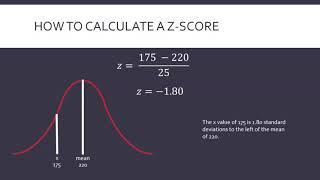 What is a z-score?