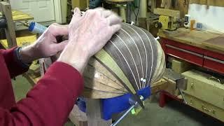 Making a Lute Body Fitting Ribs to the Mould Part II