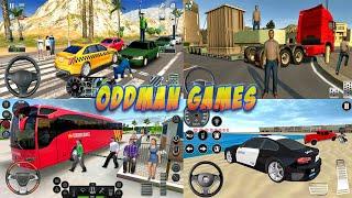 Oddman Games Trailer #2 - Best Android Games Car Simulator Truck Bus and much more