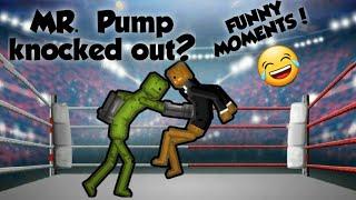 MR. PUMP GOT INSTANT KNOCK OUT PUNCH  POOPY GOT ANOTHER TROUBLE WITH MR. PUMP - Melon Playground