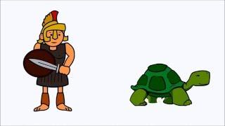 Zenos Paradox Achilles and Tortoise Race