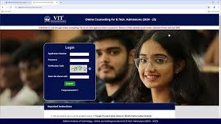 VITEEE 2024  B.Tech Online Counselling Process  Choice Filling  Seat Allotment  Fee Structure