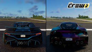 Bugatti Divo vs Ferrari 488 Pista – The Crew 2 Epic Sound & Speed Face-Off