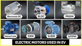 Types of Motors used in EV  Single Dual Three & Four Motor Configuration in EV