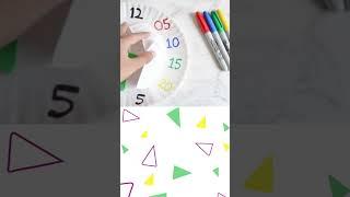 Paper Plate Clock Craft