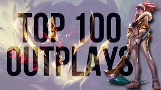 LoL TOP 100 OUTPLAYS  Best League Moments