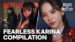 Fearless Karina Moments in Agents of Mystery  Netflix ENG SUB