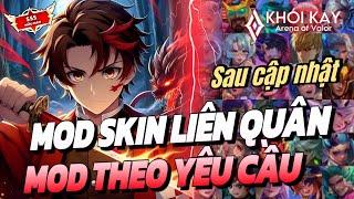  Mod Skin LQ  - Mod Pack Theo Yêu Cầu AE Kênh Chat Phần 5 • Full Hiệu Ứng S3 2024 - Khói Kay