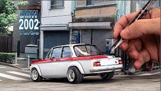 BMW 2002 Turbo 124 Hasegawa Scale Model Car