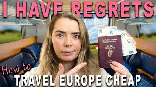 How to travel Europe CHEAP in 2024 Learn from my mistakes