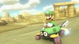 Luigi Death Stare 001 The Madness of the Desert Heat Mario Kart 8
