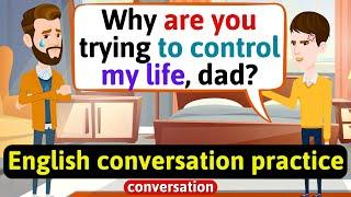 Practice English Conversation Father and son fighting Improve English Speaking Skills