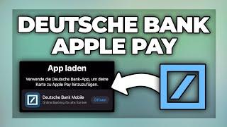 Deutsche Bank Karte Apple Pay einrichten - Tutorial