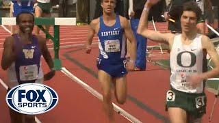 Oregon runner prematurely celebrates win gets passed at finish line