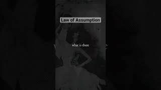 Law of Assumption the great truth #nevillegoddard #loa
