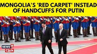 Putin Gets a Red-Carpet Welcome in Mongolia Despite Arrest Warrant  Putin In Mongolia  N18G