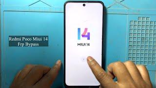 Redmi MIUI 14 Frp Bypass  Without Pc  POCO MIUI 14 Frp Bypass  Google Account Frp Lock Unlock