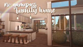 no gamepass family home   bloxburg speedbuild  luminto