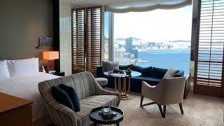 Staycation - Rosewood Hong Kong ULTRA-LUXURY ON THE HARBOUR in 4K. Room Tour Pool and Gym