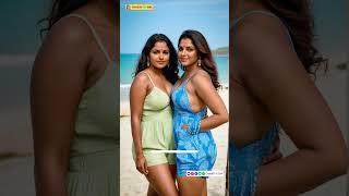 Indian Models in Stylish Beach Outfits  AI Model Lookbook #naturalold #beach #beachdress #bikini