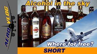 Alcohol on plane - when and how much can we drink?  AeroVlog ENG+SUBS