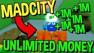 MAD CITY HOW TO GET UNLIMITED MONEY WORKING -Roblox