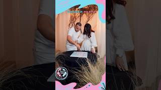 ️ Cute Gender Reveal with picture ️ #genderreveal #boyorgirl