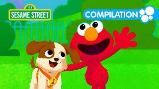 Sesame Street Help Elmo and Puppy Find Toys Balls Bugs and More  2 HOUR Compilation