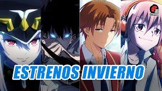  ESTRENOS ANIME TEMPORADA INVIERNO 2024 y donde verlos  Rincón Otaku