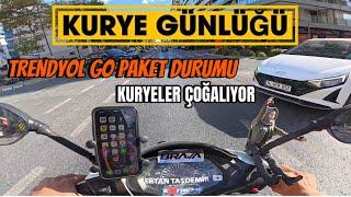 KURYE GÜNLÜĞÜ 9  KURYELER ÇOĞALIYOR  TRENDYOL GO PAKET DURUMU