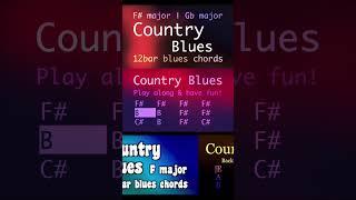 Country Blues in F#Gb major 188bpm. Country backing track. Have fun