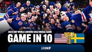 Game in 10  2024 #WorldJuniors Gold Medal Game