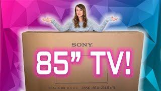 New Home New TV Sony Bravia XR X95K 85 TV Unboxing