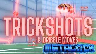 TRICK SHOTS IN META LOCK DRIBBLE MOVE TUTORIAL Roblox #bluelock #metalock #roblox